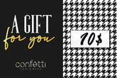 Confetti Tableware Gift Card