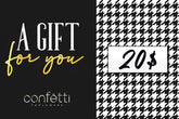 Confetti Tableware Gift Card