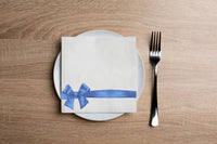 Blue Bow Cocktail Napkins