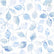 Frosted Leaves Disposable Chargers