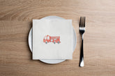 Firetruck Cocktail Napkins