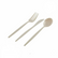 Matrix Linen Plastic Cutlery Set | 30 Pieces