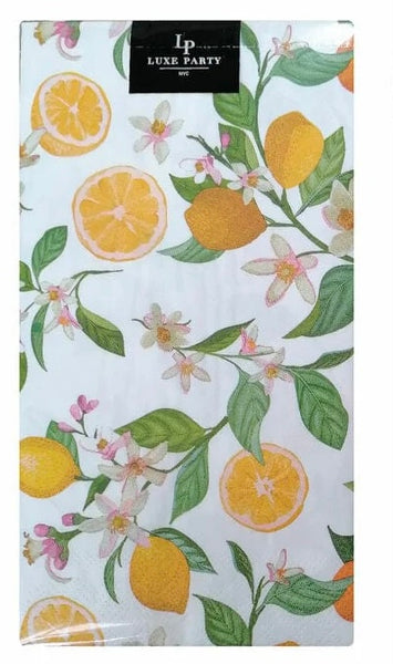 Lemon Guest Towel Napkin