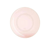 Transparent Rose- Gold Round Plastic Plates