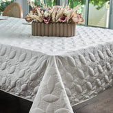 Marquise Cream Velvet Tablecloth