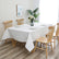 Basketweave Lined Lace Tablecloth