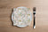 Painted Flowers Mint Cocktail Napkins