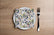 Painted Flowers Navy Cocktail Napkins