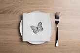 Black Butterfly Cocktail Napkins