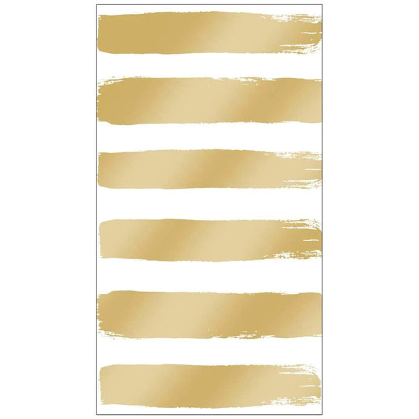 Gold Stripe Guest Towel Napkin