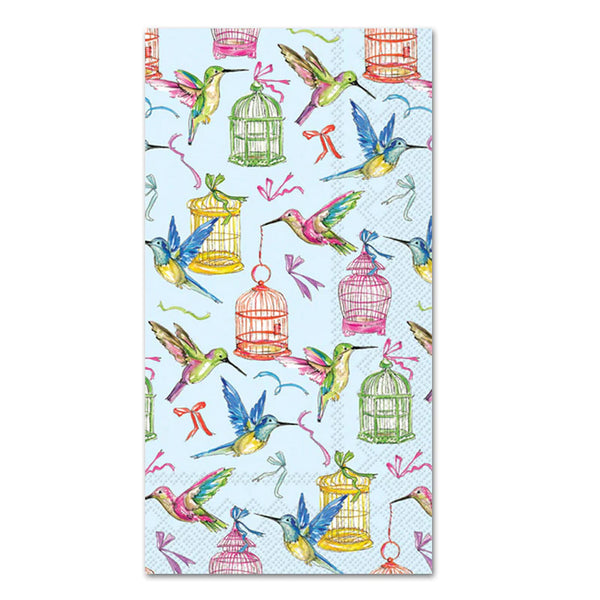 Birds and Cages Guest Towel Napkin