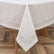 Gold/Silver Circles Linen Tablecloth