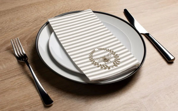 Humble Bumble Stripe Guest Towel Napkin