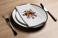 Autumn Floral Guest Towel Napkin