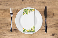 Watercolor Apple Guest Towel Napkin