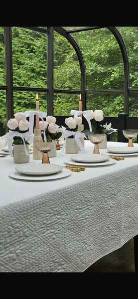 Willow Quilted Tablecloth