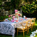Fiori Blue Tablecloth