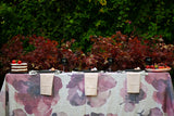 Burgundy Blossom Tablecloth