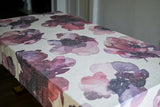 Burgundy Blossom Tablecloth