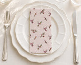 Linen Parrot Guest Towel Napkin