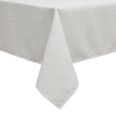 Striped White Tablecloth