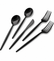 Solid Black Cutlery