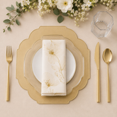 Golden Blossom Table Set