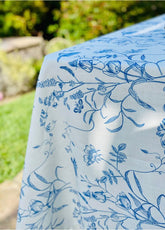 Blue Victorian Tablecloth
