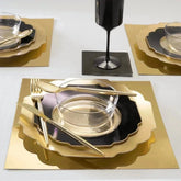 Black -  Upscale Round Wine Cups