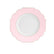 Scalloped Blush - Gold Plastic Plates