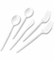 Solid White Cutlery