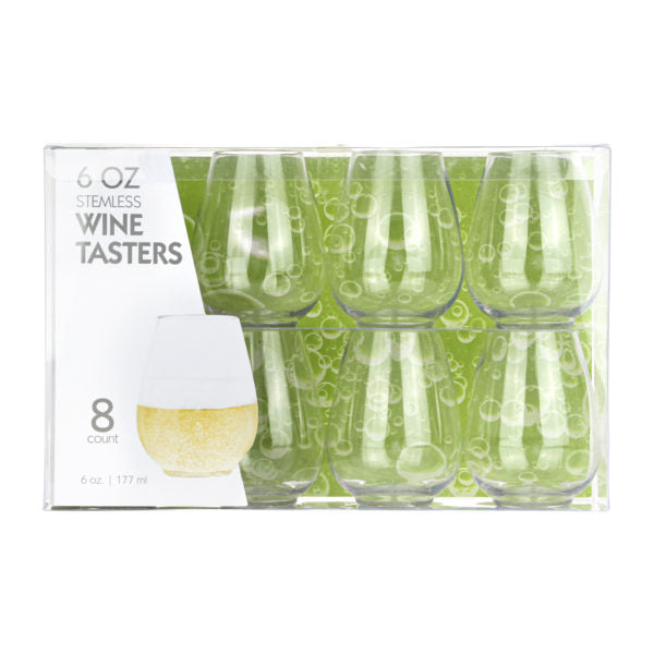 Clear 6oz Stemless Wine Tasters
