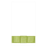 Ribbon Border Green Guest Towel