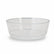 Clear - Silver Round Plastic Bowl