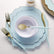 Scalloped Mint - Gold Plastic Plates