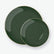 Emerald - Gold Round Plastic Plates