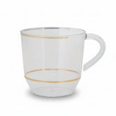 Clear - Gold 12.5 oz Teacups