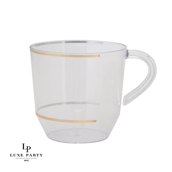 Clear - Gold 12.5 oz Teacups