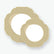 Scalloped Gold - Gold Plastic Plates