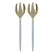 White - Gold Serving Set