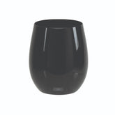 Black 12 oz Stemless Goblets