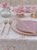 Linen - Gold Round Plastic Plates