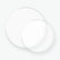 Clear - Silver Round Plastic Plates