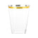 Clear - Gold 9 oz Plastic Tumblers