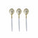 Clear - Gold Mini Spoon Set
