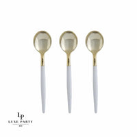 Clear - Gold Mini Spoon Set