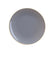 Gray - Gold Round Plastic Plates